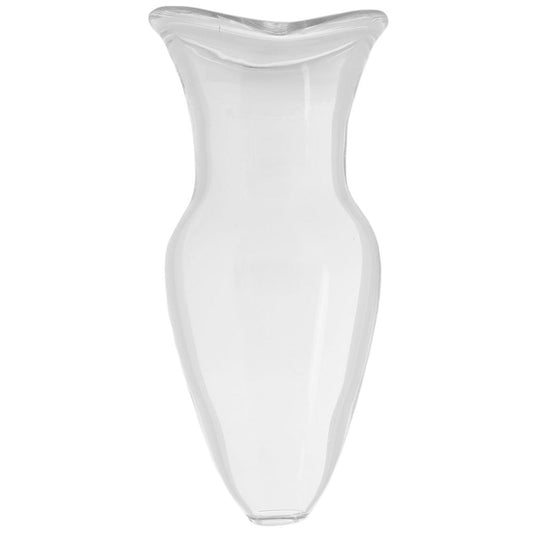 Anal Fantasy Mega Anal Gaper: Luxury Hollow Pyrex Glass Butt Plug
