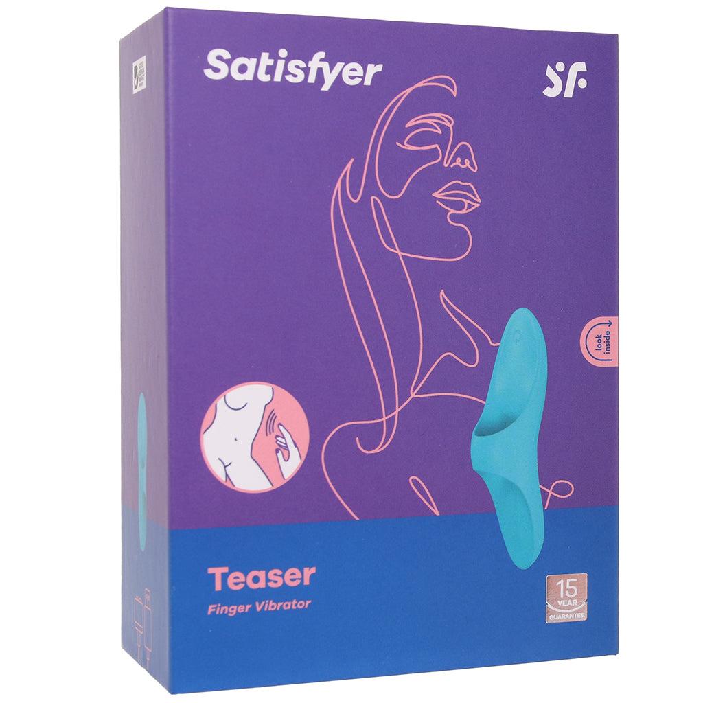 Satisfyer Satisfyer Teaser Finger Vibe in Light Blue - Vibrators - HoneyHugs Canada (View 9)
