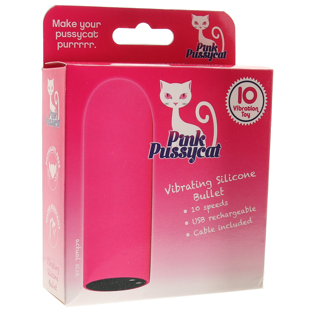 Pink Pussycat Silicone Bullet Vibe