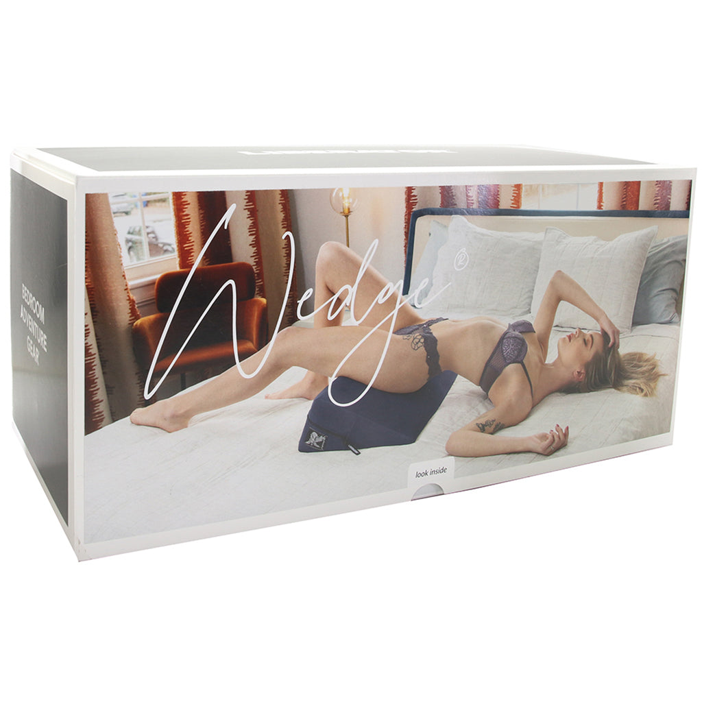 Liberator Wedge Sex Pillow in Velvet Blue: Ultimate Comfort & Deep Connection