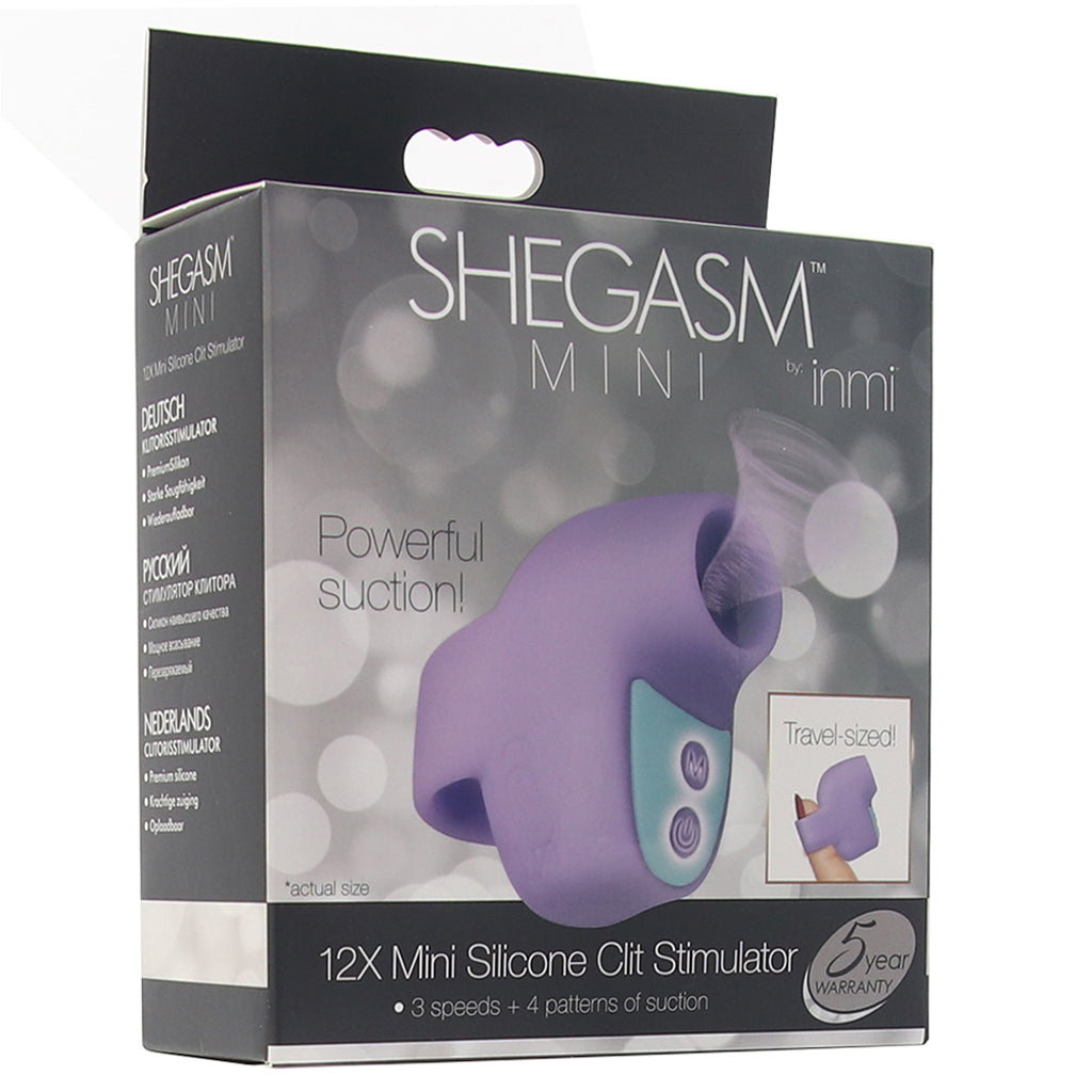 inmi Shegasm Mini Silicone Clitoral Suction Vibe in Purple - Vibrators - HoneyHugs Canada (View 6)