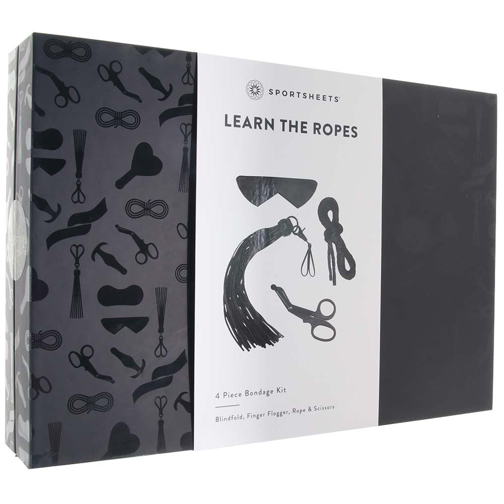 Discover Sensual Exploration: Sportsheets Learn The Ropes 4-Piece Bondage Starter Kit