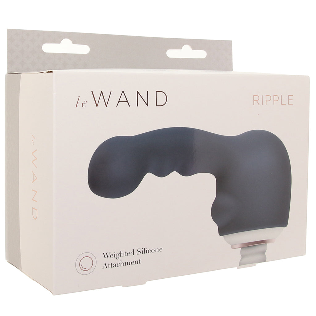 Le Wand Ripple: Unleash Weighted Precision & Luxurious Depth with Silicone Wand Attachment