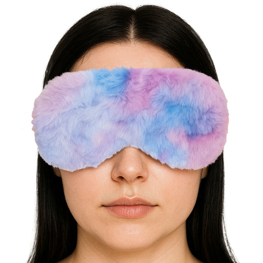 Ouch! Fluffy Multi-Colour Blindfold: Surrender to Luxurious Sensory Play