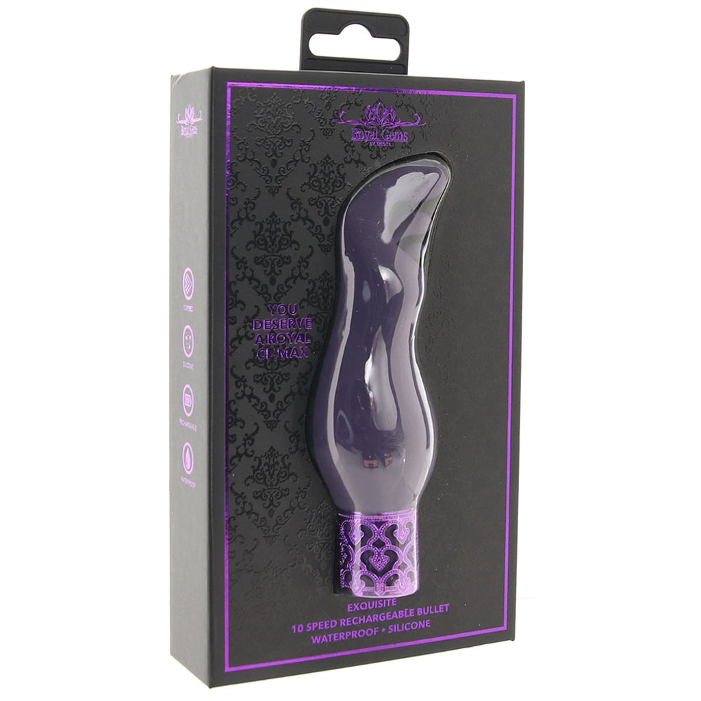 Ouch! Royal Gems Exquisite Bullet Vibe in Purple - Vibrators - HoneyHugs Canada (View 6)