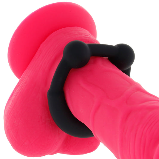 Axel Liquid Silicone Reinforced Super Stretch C-Ring in Bla