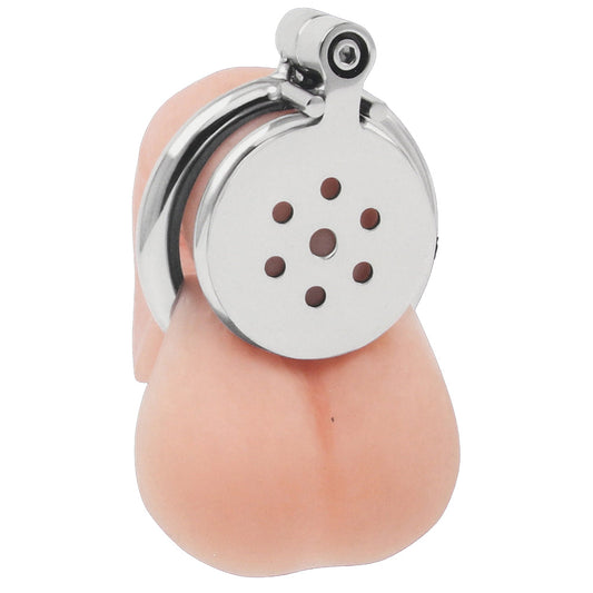 Lockmaster Flat Inverted Chastity Cage | Premium Stainless Steel for Absolute Control