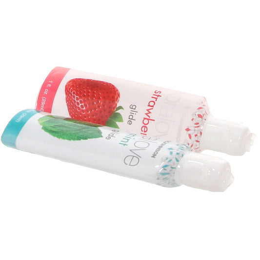 Oralove Delicious Duo: Strawberry & Mint Lickable Lubes – Sweeten Every Sensation