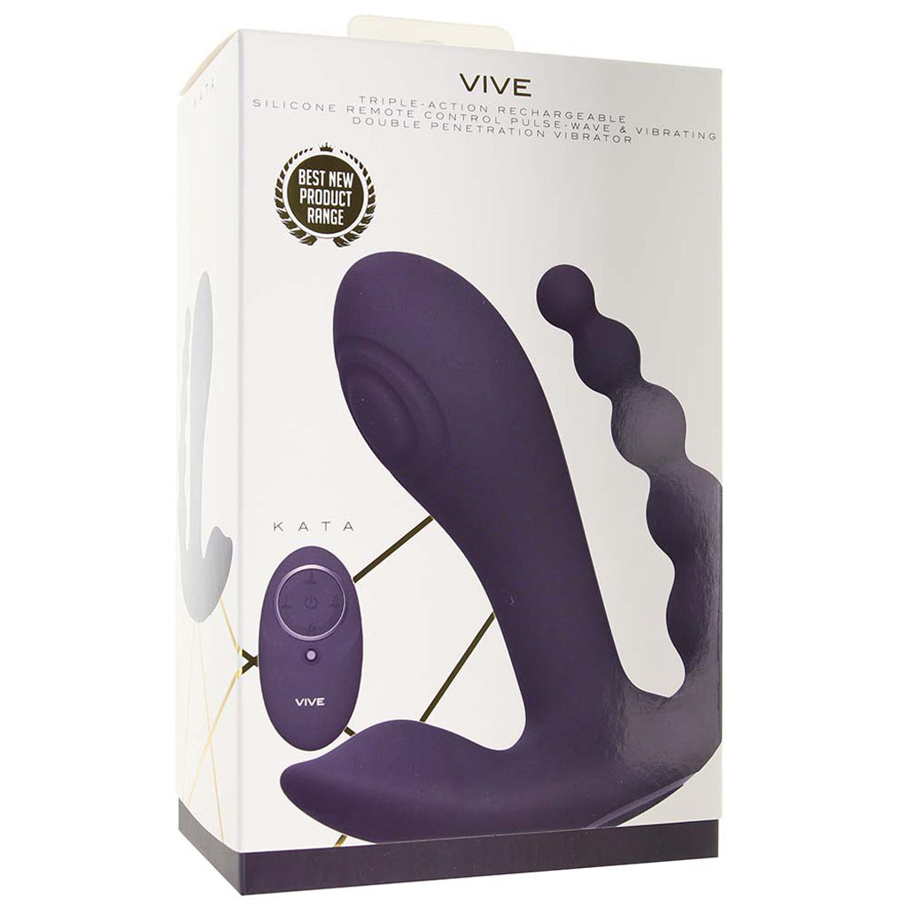 Shots Toys Vive Kata Pulse Wave Double Penetration Vibe - Vibrators - HoneyHugs Canada (View 6)