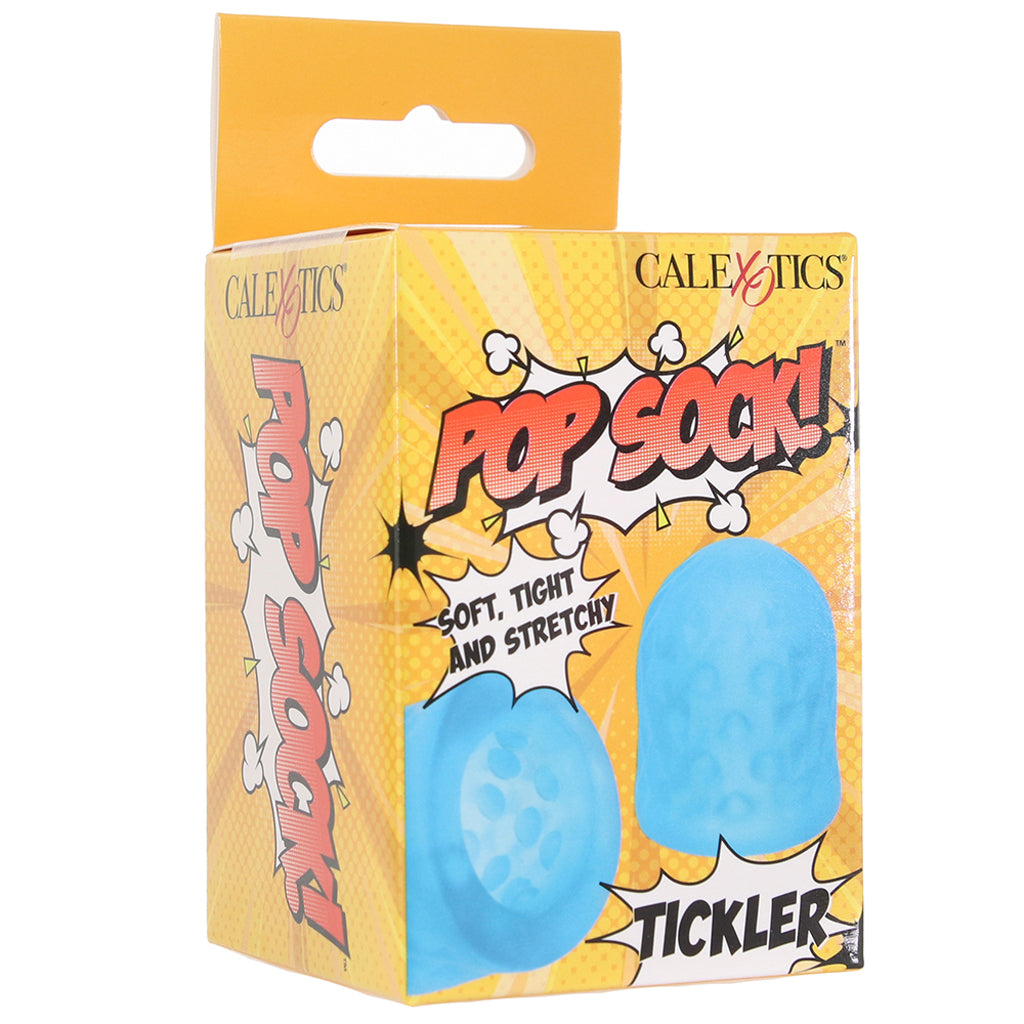 CalExotics Pop Sock! Tickler Mini Stroker in Blue - Male Masturbators - HoneyHugs Canada (View 6)