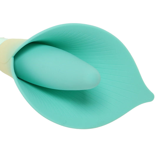 Maia Vala Fiercely Powerful Silicone Flower Vibe in Yellow - Vibrators - HoneyHugs Canada (View 2)