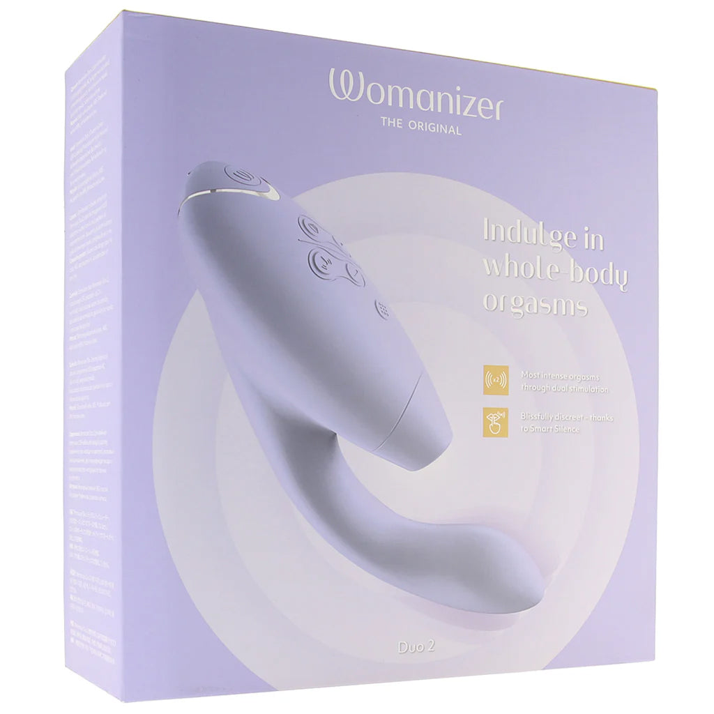 Womanizer Womanizer Duo 2 Clitoral & G-Spot Stimulator in Lilac - Vibrators - HoneyHugs Canada (View 9)