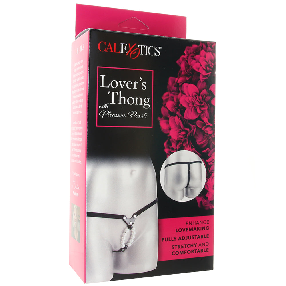 CalExotics Lover's Thong with Pleasure Pearls - Vibrators - HoneyHugs Canada (View 6)