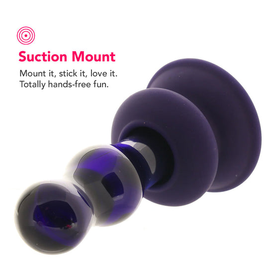 Icicles Icicles No.83 Vibrating Glass Plug in Purple - Vibrators - HoneyHugs Canada (View 2)