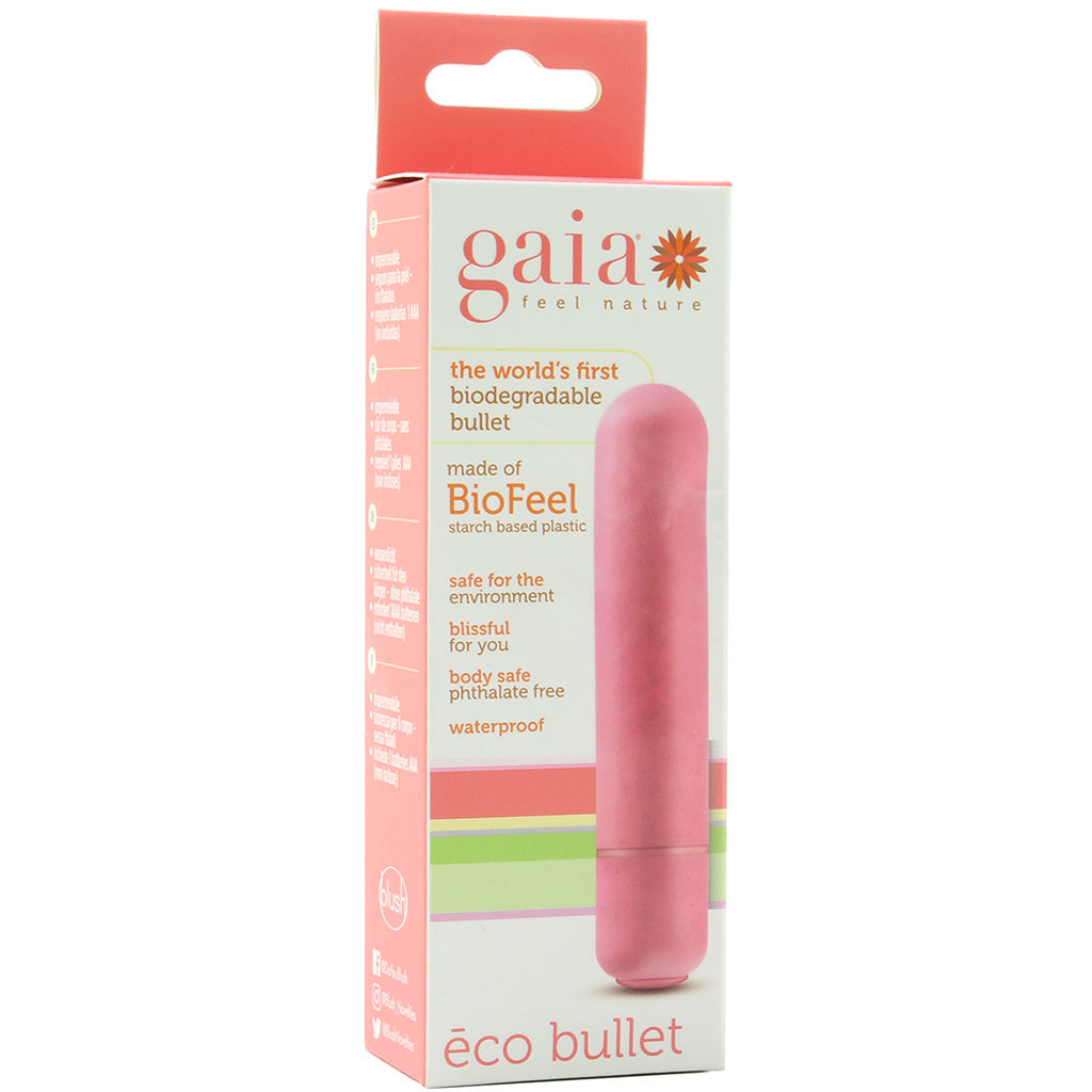 gaia Gaia BioFeel Biodegradable Bullet Vibe in Coral - Vibrators - HoneyHugs Canada (View 6)
