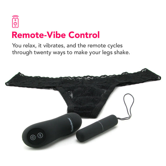 Fetish Fantasy Ltd Remote Panties in Black