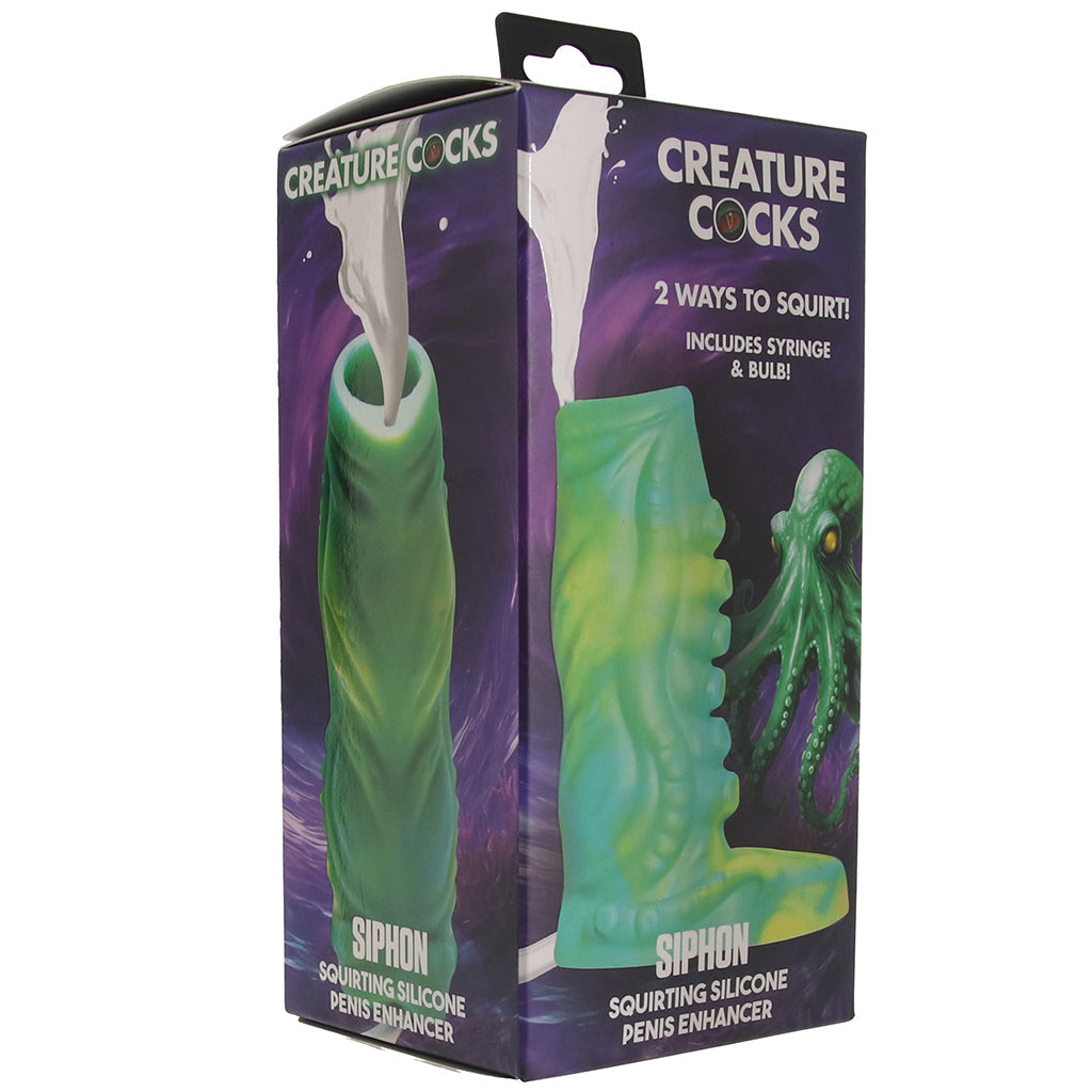 Creature Cocks Tentacle Squirting Enhancer in Green