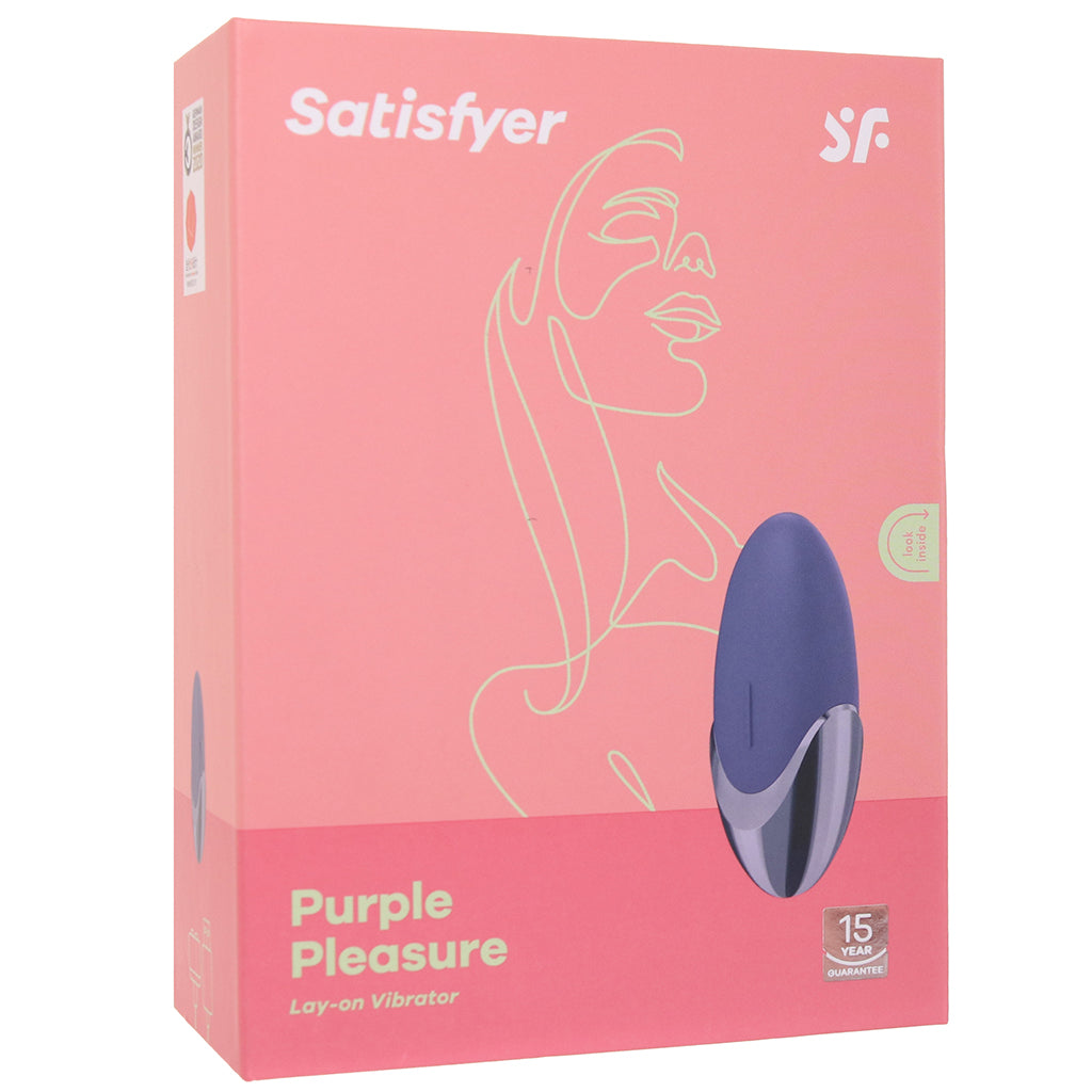 Satisfyer Satisfyer Purple Pleasure Lay-On Vibrator - Vibrators - HoneyHugs Canada (View 9)