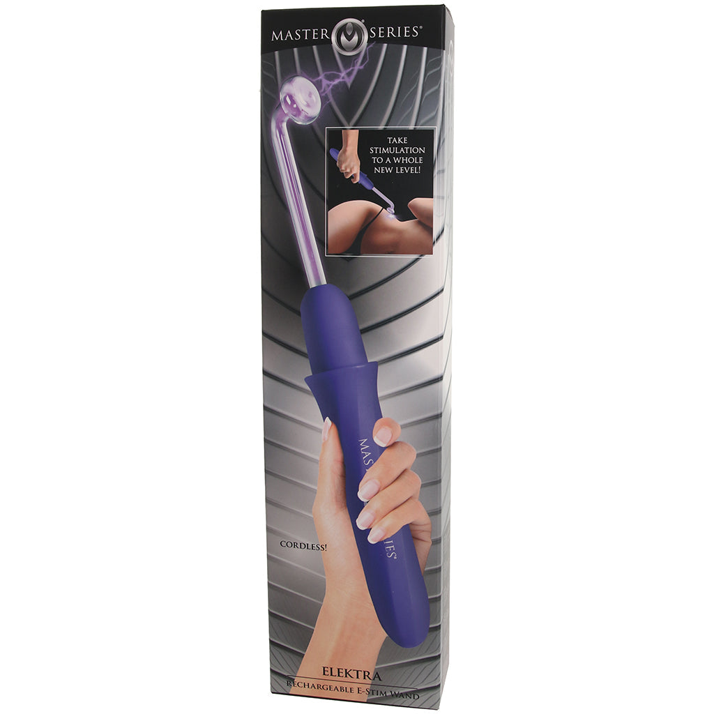 Master Series Elektra: Rechargeable E-Stim Wand for Electrifying Pleasure