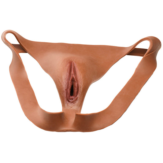 Master Series Pussy Strap Silicone Jockstrap in Dark