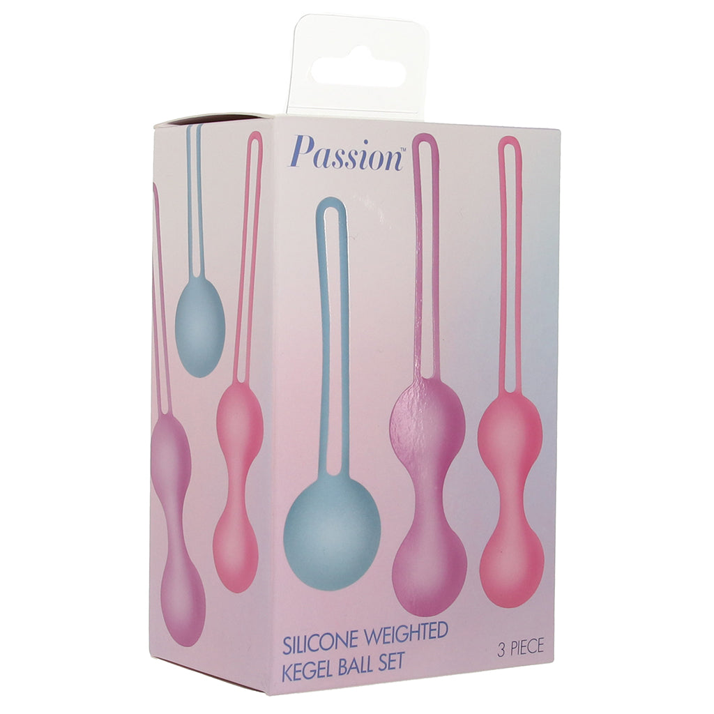 Passion Silicone Weighted Kegel Ball Set