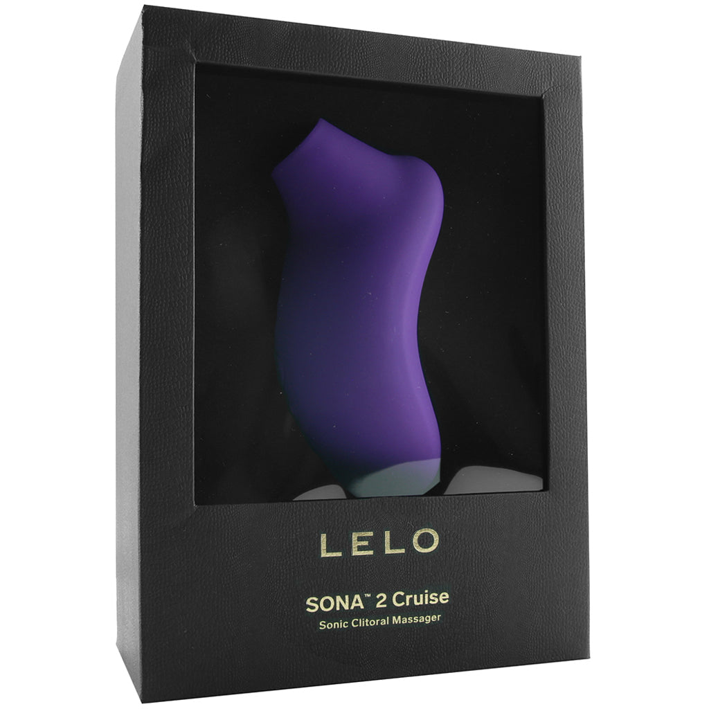 Lelo SONA 2 Cruise SenSonic Clitoral Stimulator in Purple - Vibrators - HoneyHugs Canada (View 6)