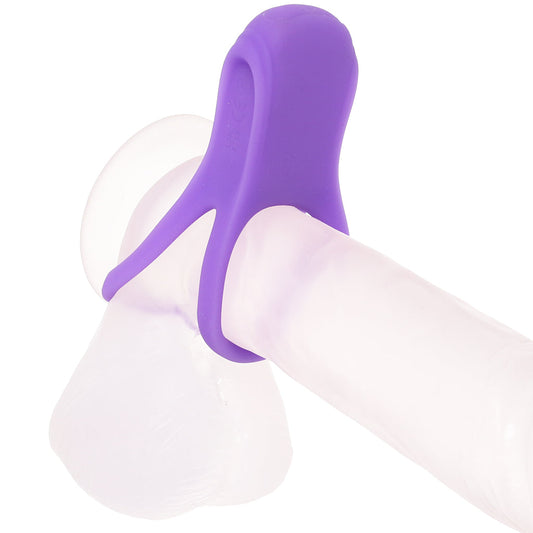 CalExotics Basic Essentials Dual Support Vibrating Cock Ring - Vibrators - HoneyHugs Canada (View 2)