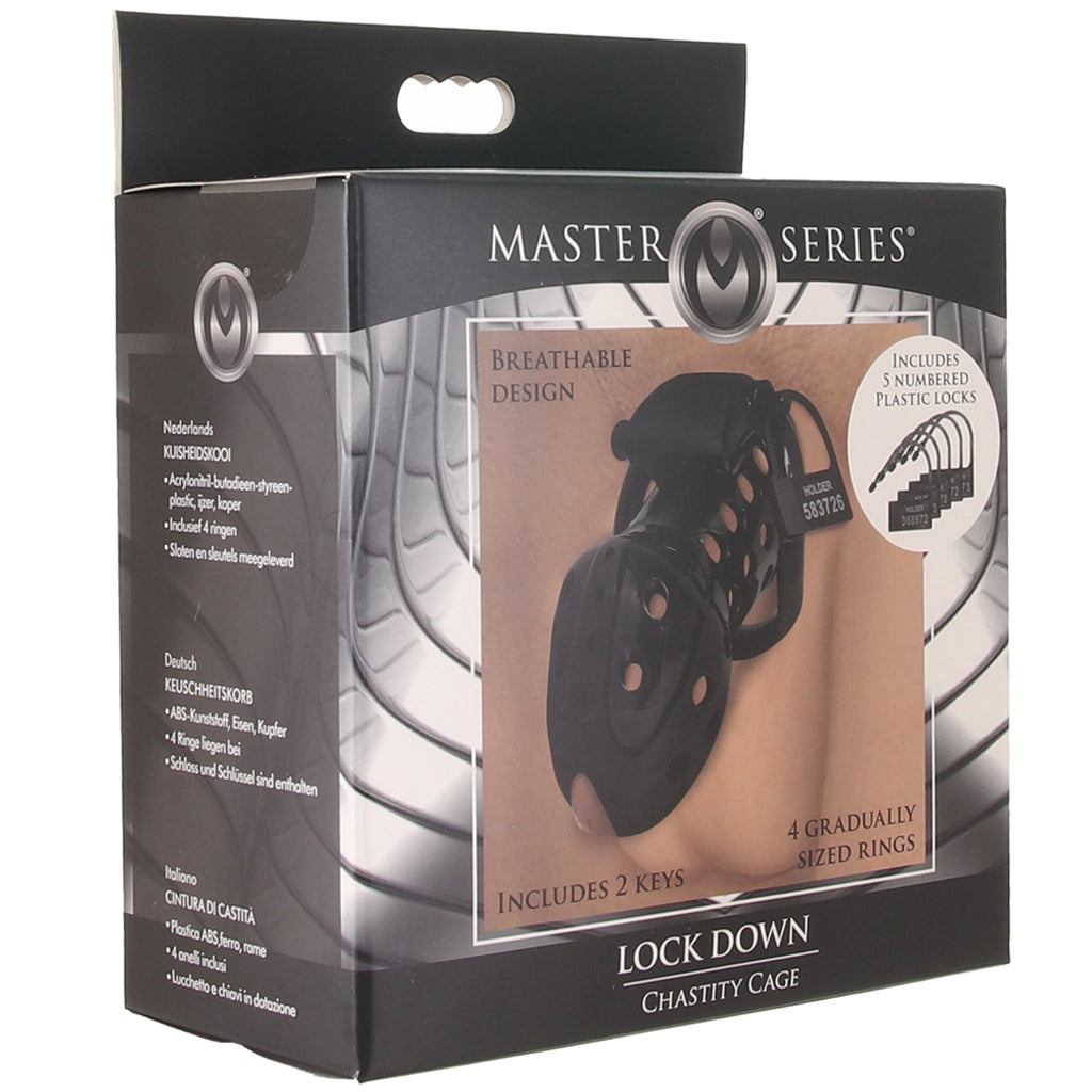 Master Series Lockdown Chastity Cage: Ultimate Surrender & Unyielding Control