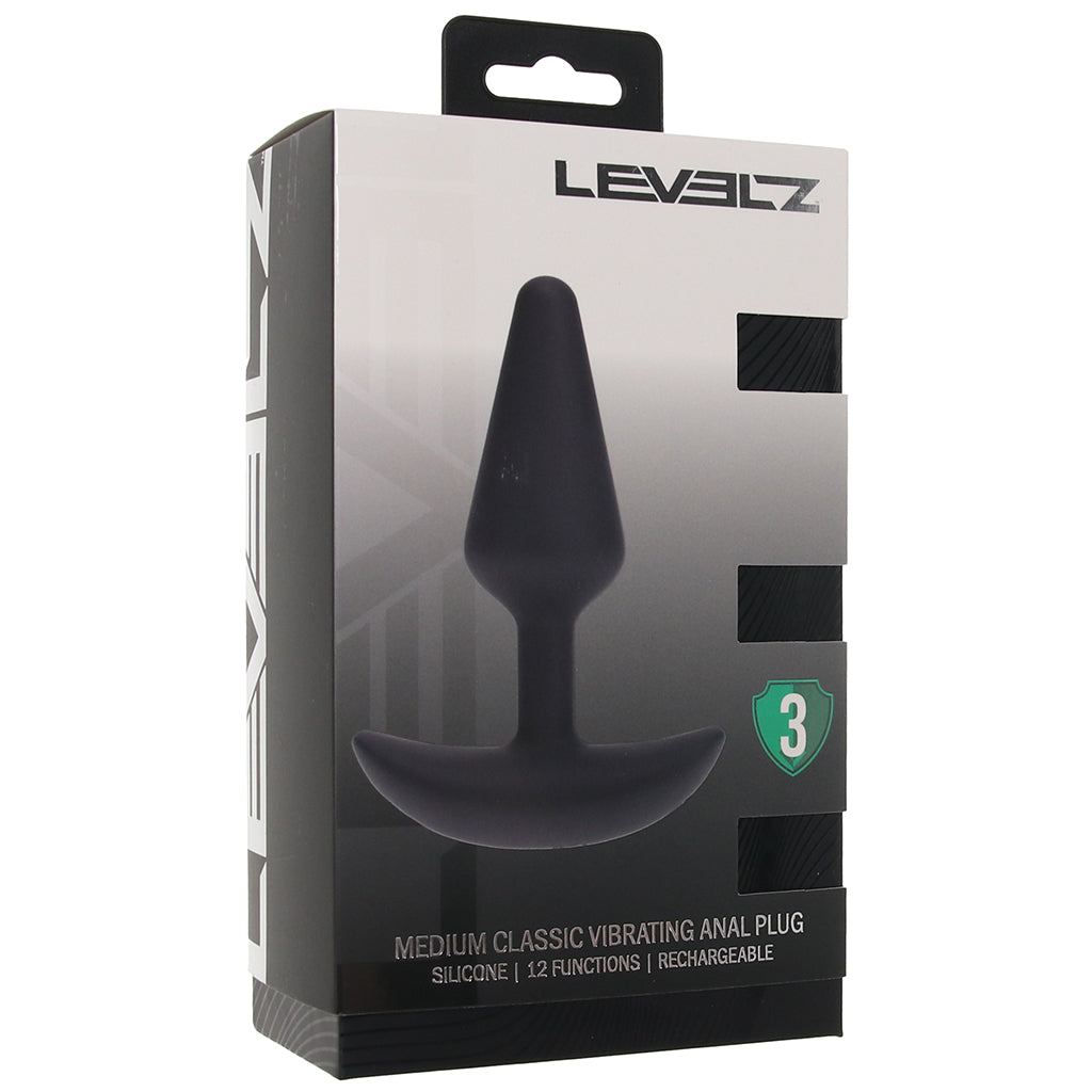 Shots Toys LEVELZ Classic Vibrating Anal Plug - Vibrators - HoneyHugs Canada (View 9)