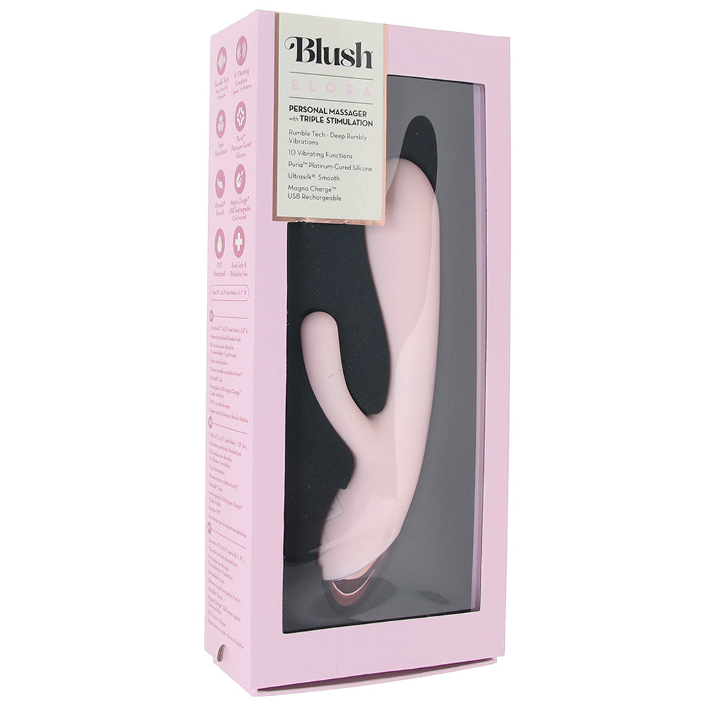 Blush Elora Triple Stimulation Rabbit Vibe - Vibrators - HoneyHugs Canada (View 6)