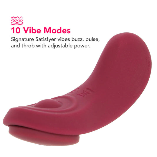 Satisfyer Sexy Secret Panty Vibe in Merlot
