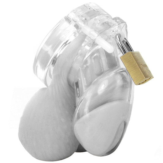 CB-6000S Clear Male Chastity Device: Luxe Control & Devotion