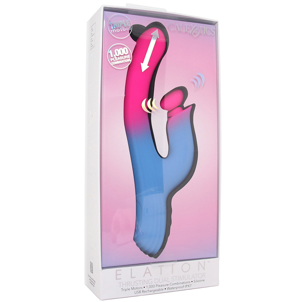 CalExotics Elation Thrusting Rabbit Vibe - Vibrators - HoneyHugs Canada (View 6)
