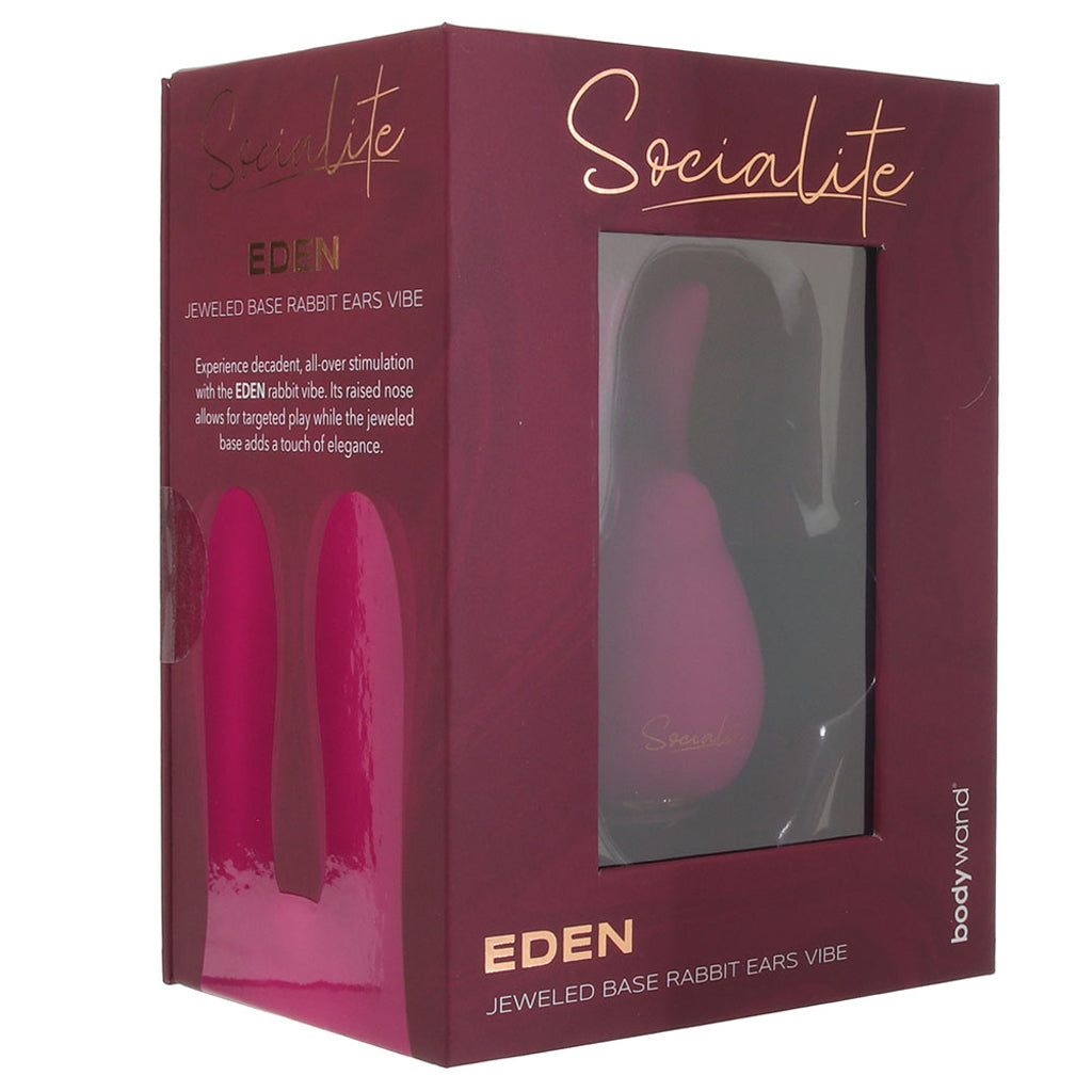 X-Gen BodyWand Socialite Eden Rabbit Ears Vibe - Vibrators - HoneyHugs Canada (View 6)