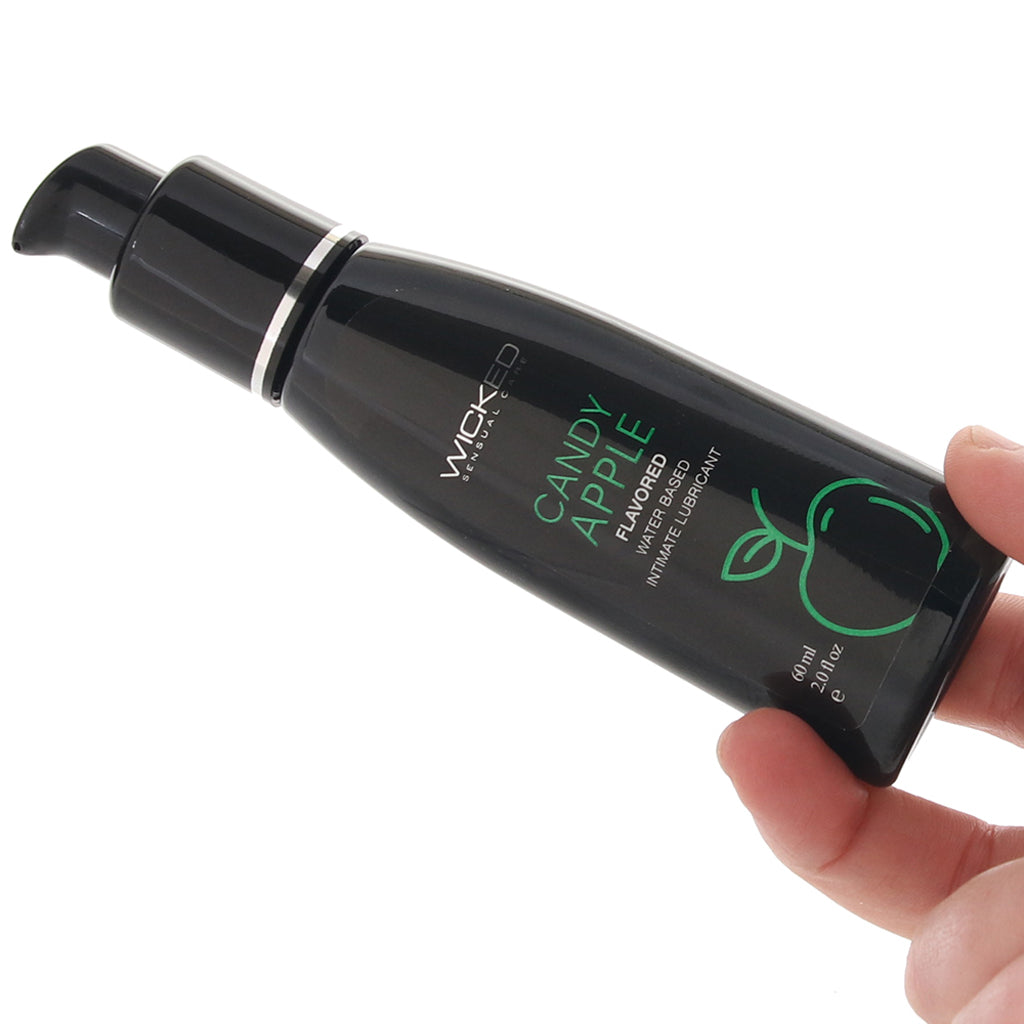 Aqua Lube Candy Apple Edible Water-Based Lubricant | Sweet Flavored Intimacy