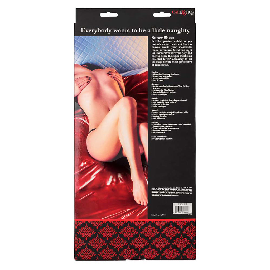 Scandal Vinyl Super Sheet | Indulge in Luxurious, Mess-Free Fetish Play