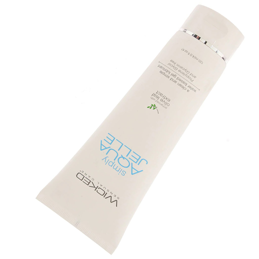 Wicked Simply Aqua Jelle Lube - Premium Water-Based Personal Lubricant for Elevated Intimacy