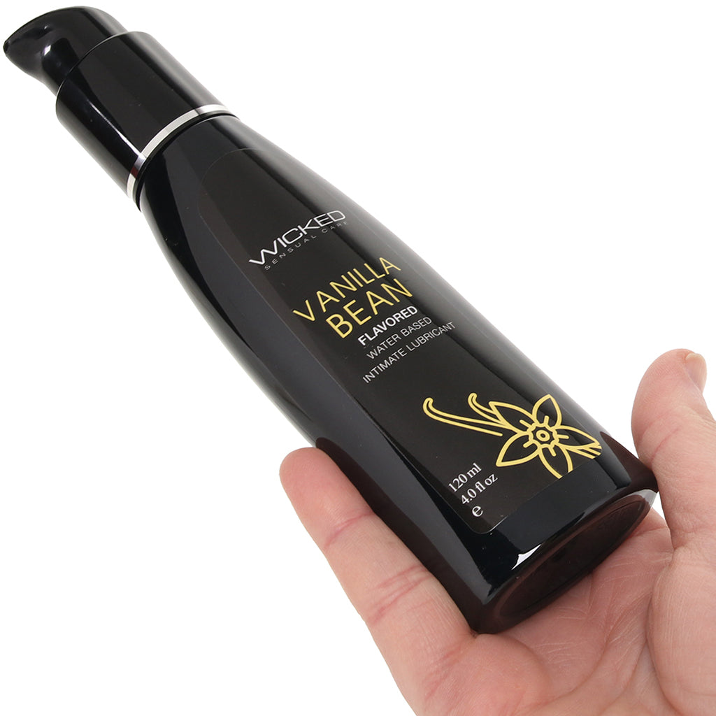 Aqua Flavored Lube 4oz/120ml in Vanilla Bean