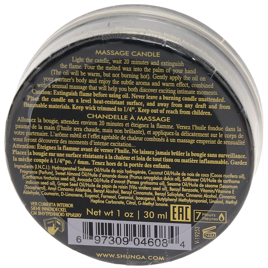 Romance Mini Massage Candle 1oz/30ml in Strawberry Wine
