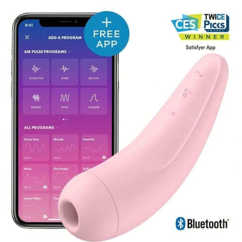 Satisfyer Curvy 2+ Pink - Honey hugs