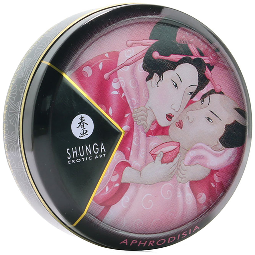 Aphrodisia Mini Massage Candle 1oz/30ml in Rose Petals