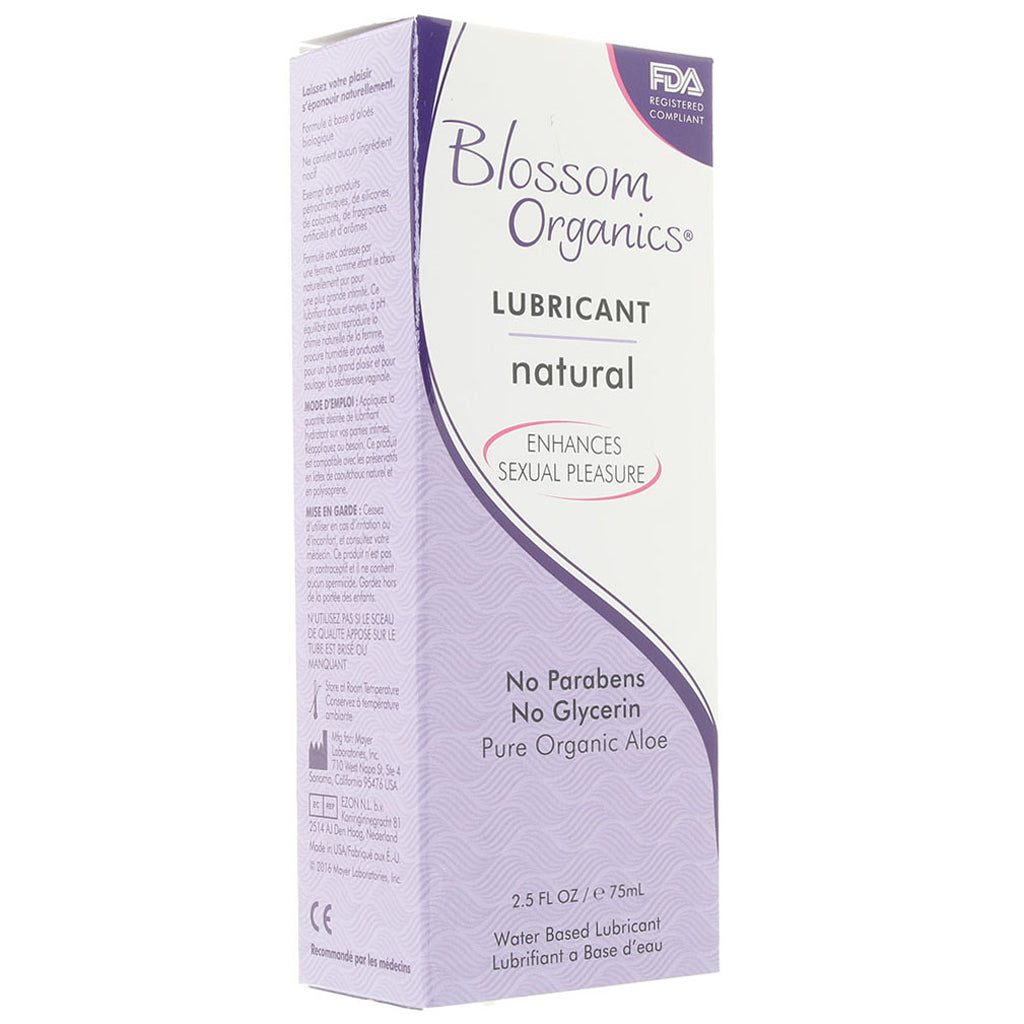 Blossom Organic Natural Lube in 2.5oz/75ml