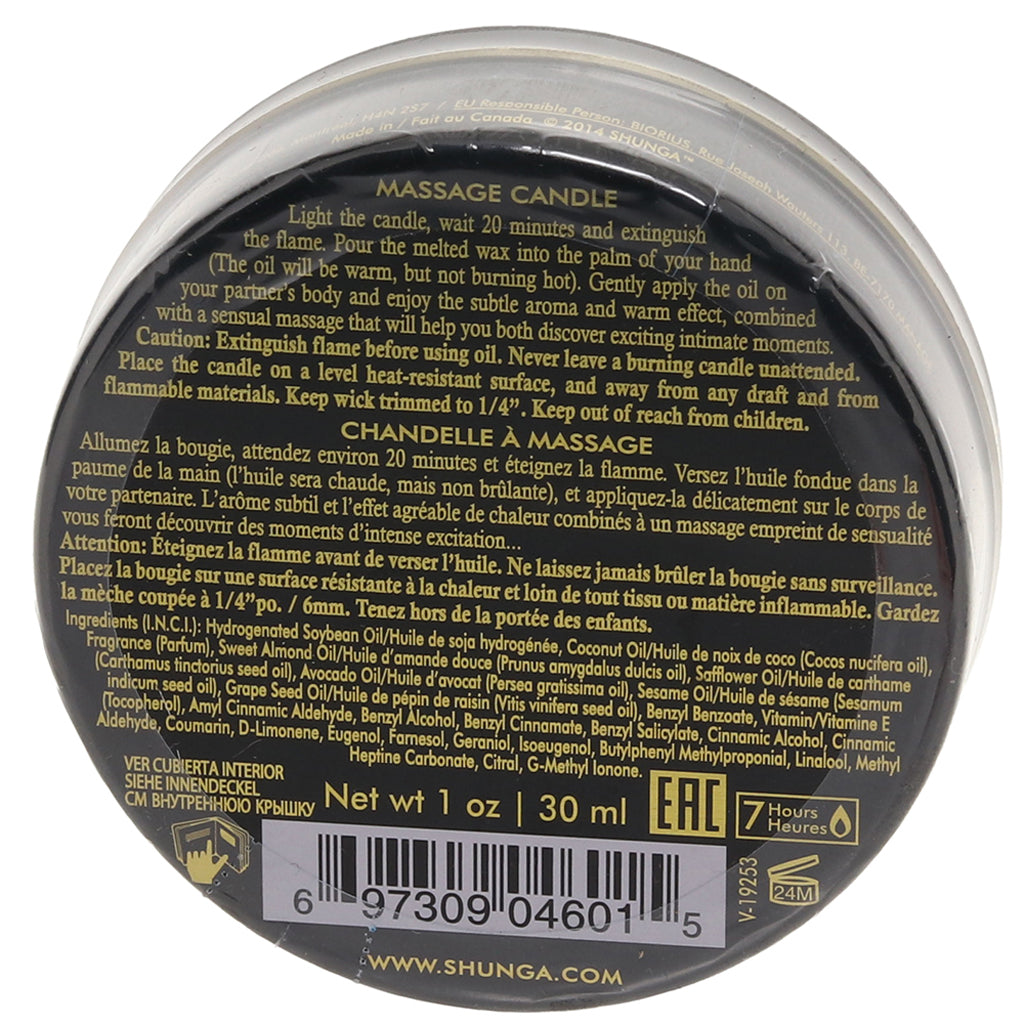 Desire Mini Massage Candle 1oz/30ml in Vanilla Fetish