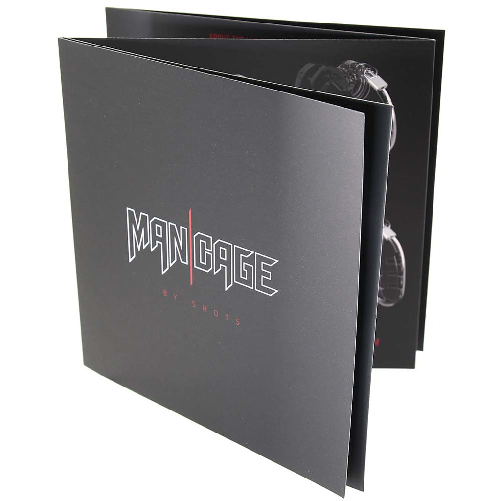ManCage 20: Elite 3.5" Black Silicone Chastity Cage for Ultimate Control