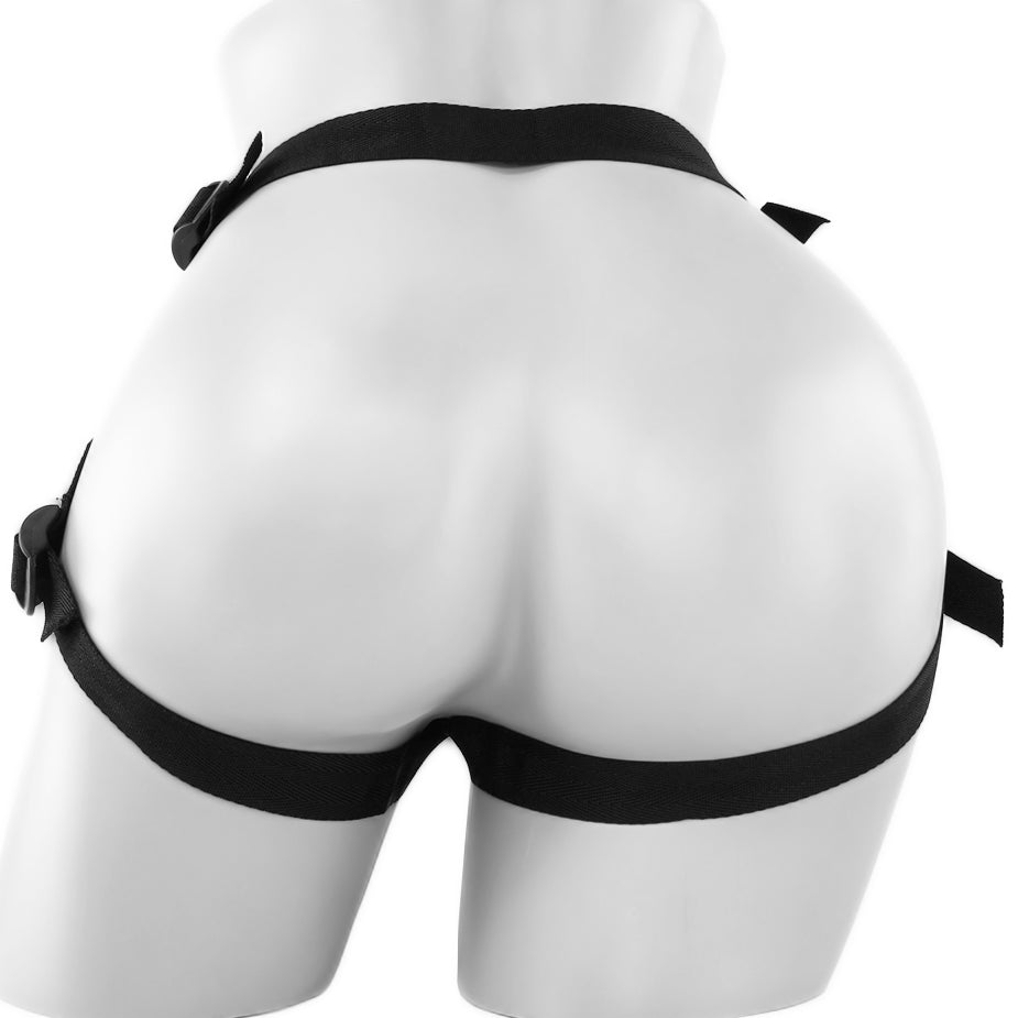 Sincerely Black Lace Strap-On Harness: Luxurious Comfort, Empowered Play