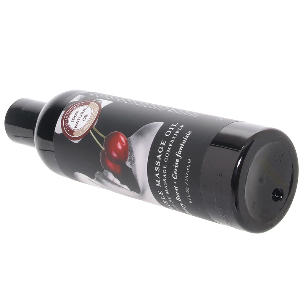 Edible Massage Oil 8oz/236ml in Cherry Burst
