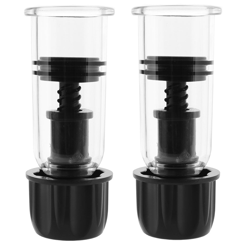 Nipple Play™ Black Vacuum Twist Suckers: Customizable Suction for Exquisite Pleasure