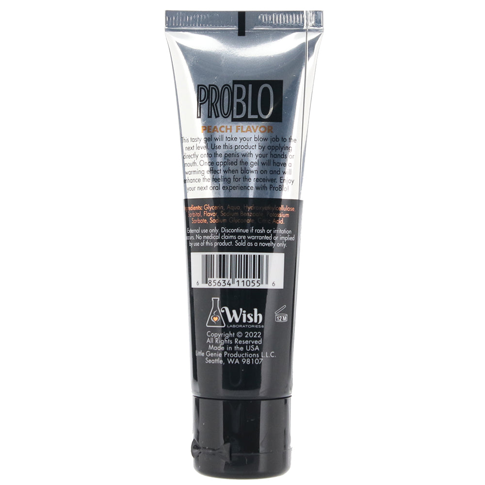 Pro Blo Flavored Oral Gel 1.5oz/44ml in Peach