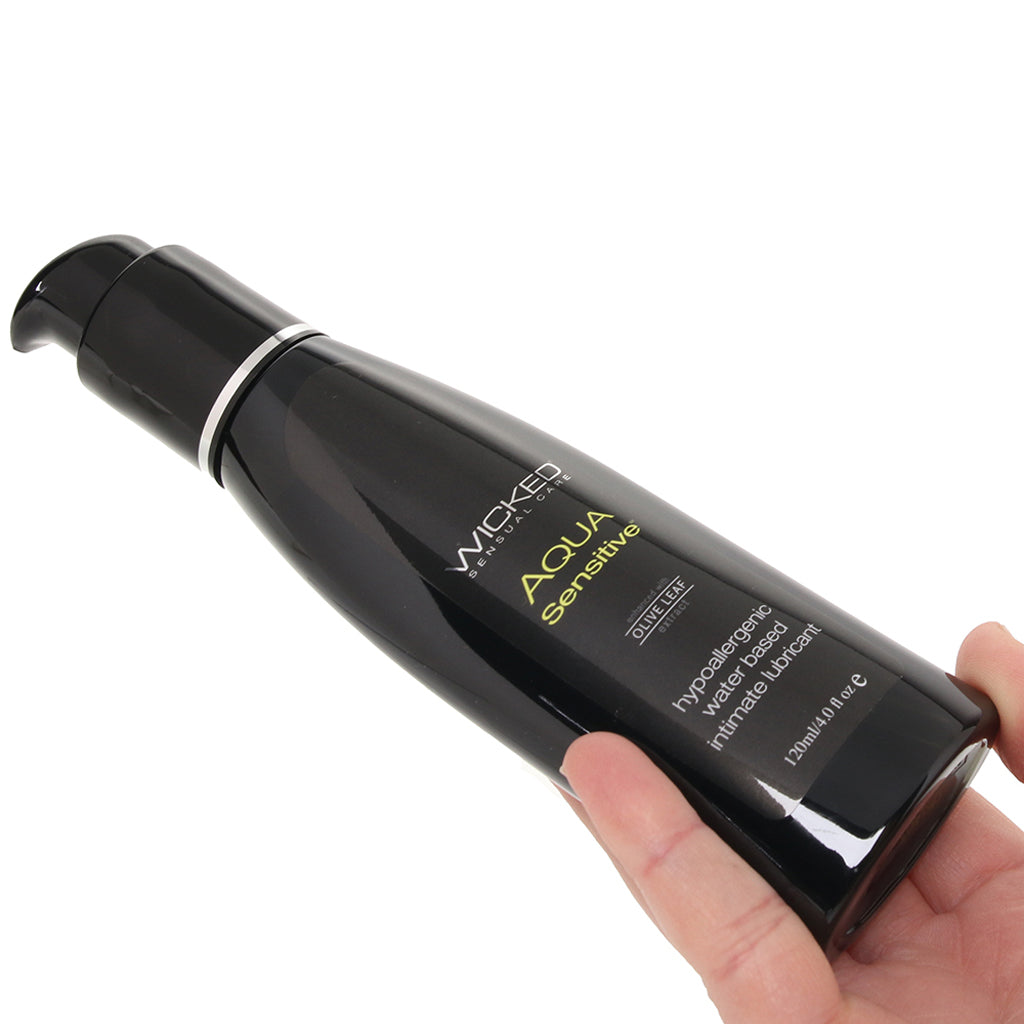 Wicked Aqua Sensitive Lube: Luxurious Hypoallergenic Water-Based for Ultimate Comfort