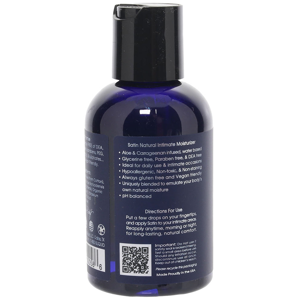 Sliquid Naturals Satin: Luxurious, Glycerine-Free Water-Based Lubricant for Ultimate Comfort
